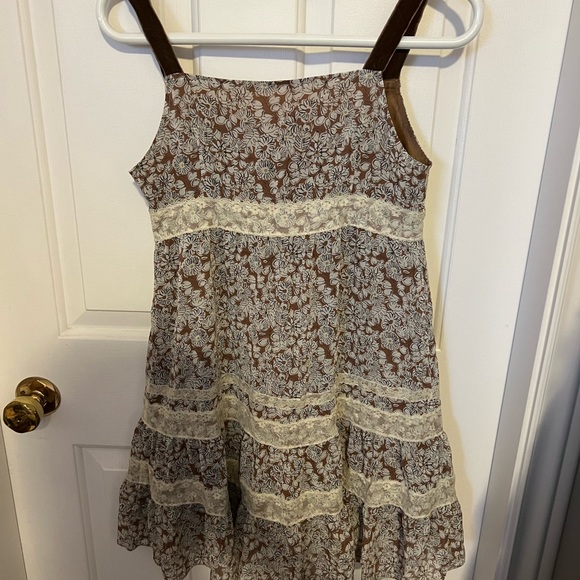 Floral Lace Summer Strap Mini Dress - Picture 2 of 2